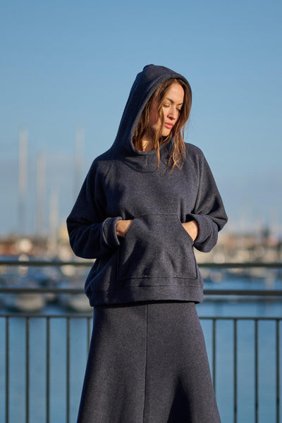 Henriette Steffensen Evening Blue Hoodie