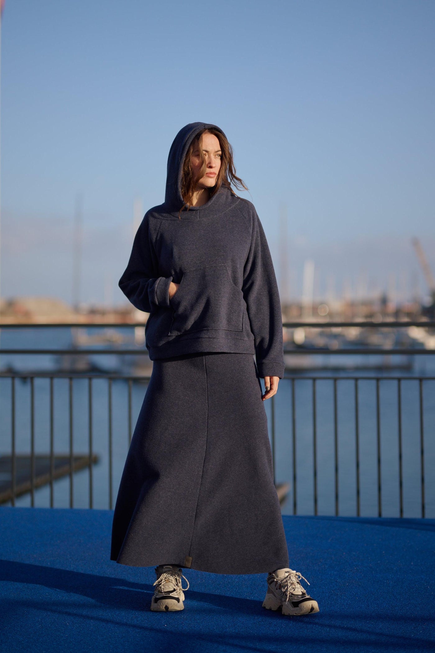 Henriette Steffensen Evening Blue Hoodie