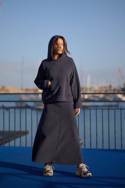 Henriette Steffensen Evening Blue Hoodie