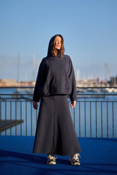 Henriette Steffensen Evening Blue Hoodie