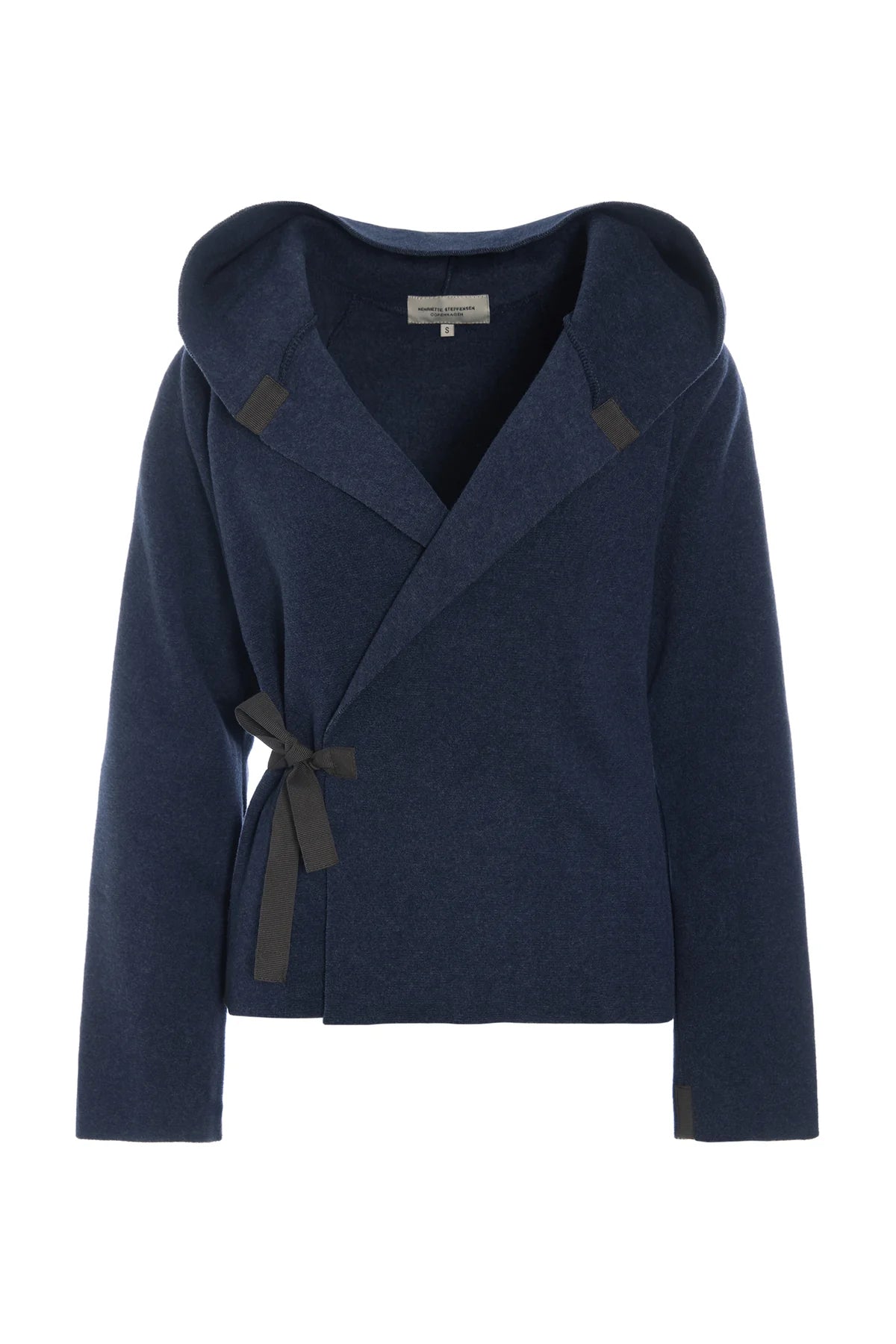 Henriette Steffensen Evening Blue Wrap Top
