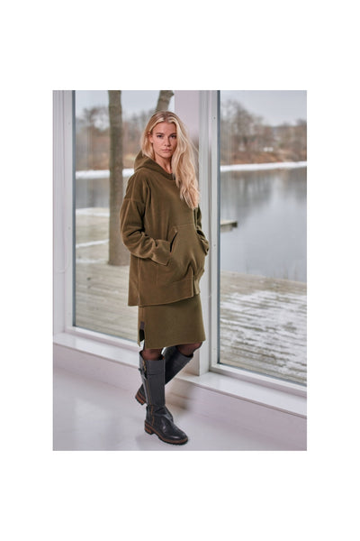 Henriette Steffensen Fleece Skirt in Moss-Womens-Ohh! By Gum - Shop Sustainable