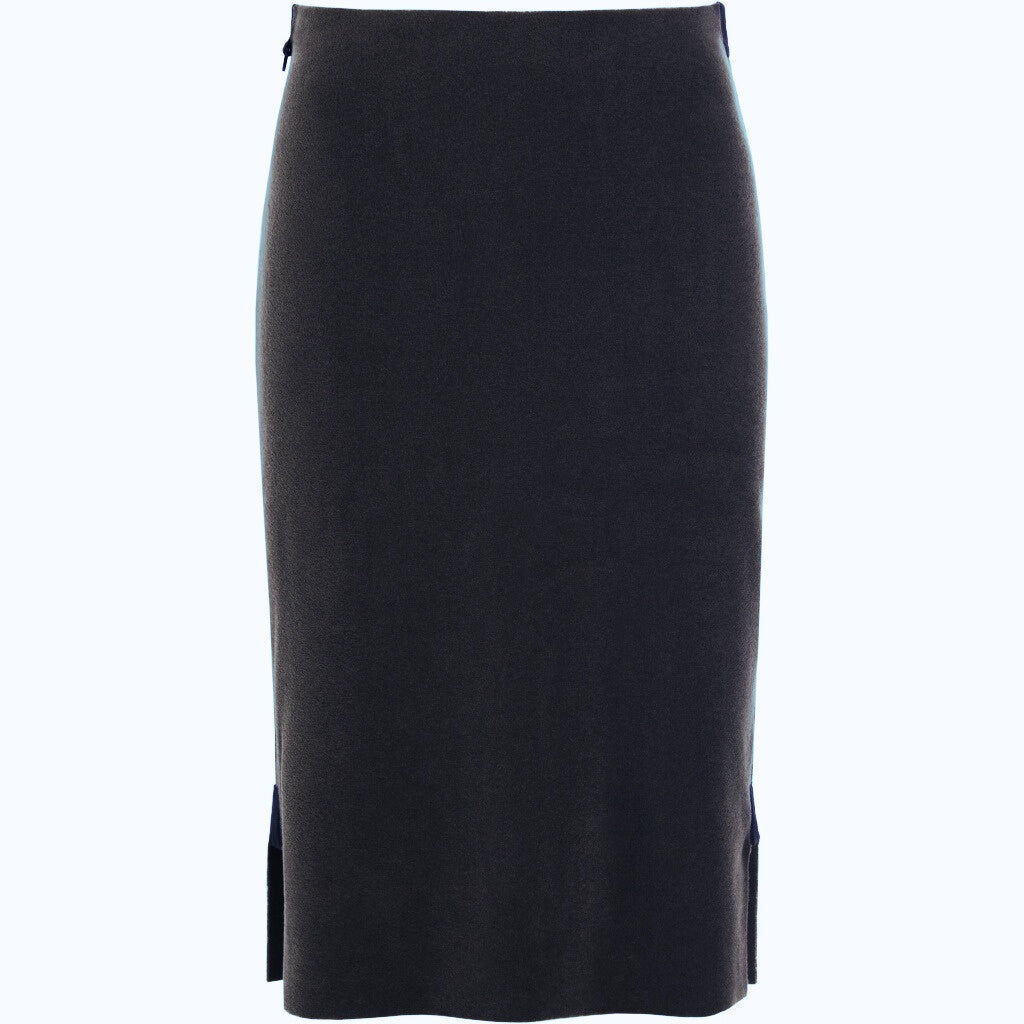 Henriette Steffensen Fleece Skirt in Soft Black-Womens-Ohh! By Gum - Shop Sustainable