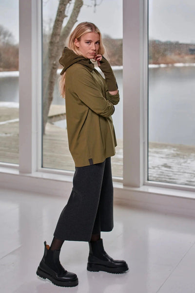 Henriette Steffensen Fleece Trousers in Soft Black-Womens-Ohh! By Gum - Shop Sustainable