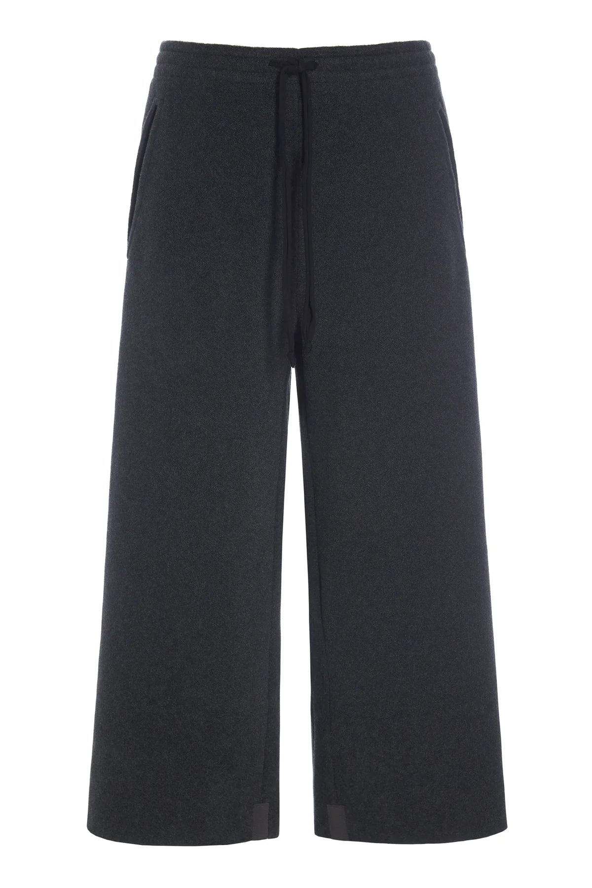 Henriette Steffensen Fleece Trousers in Soft Black-Womens-Ohh! By Gum - Shop Sustainable