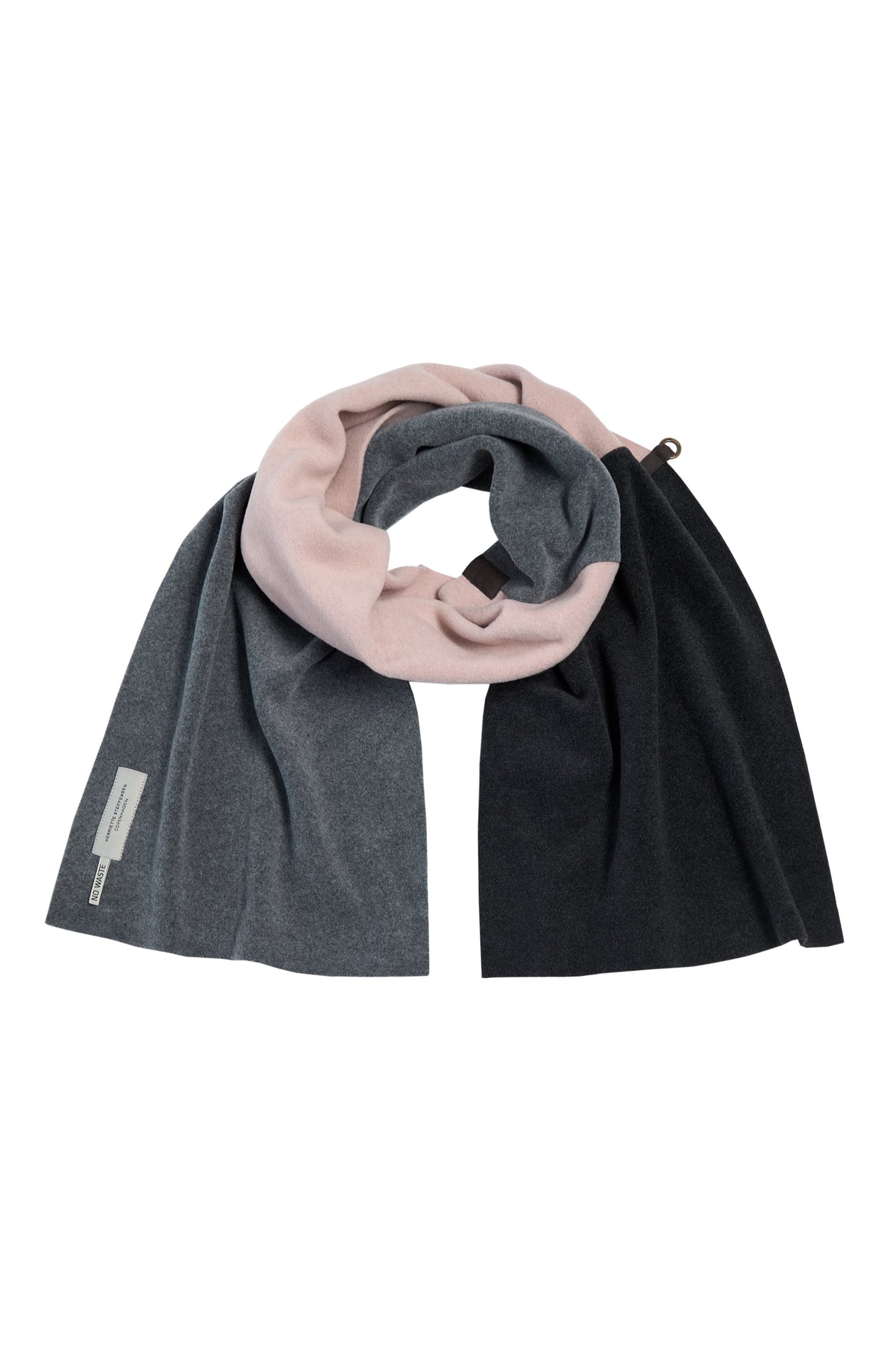 Henriette Steffensen Grey/Nude/Soft Black Scarf-Womens-Ohh! By Gum - Shop Sustainable