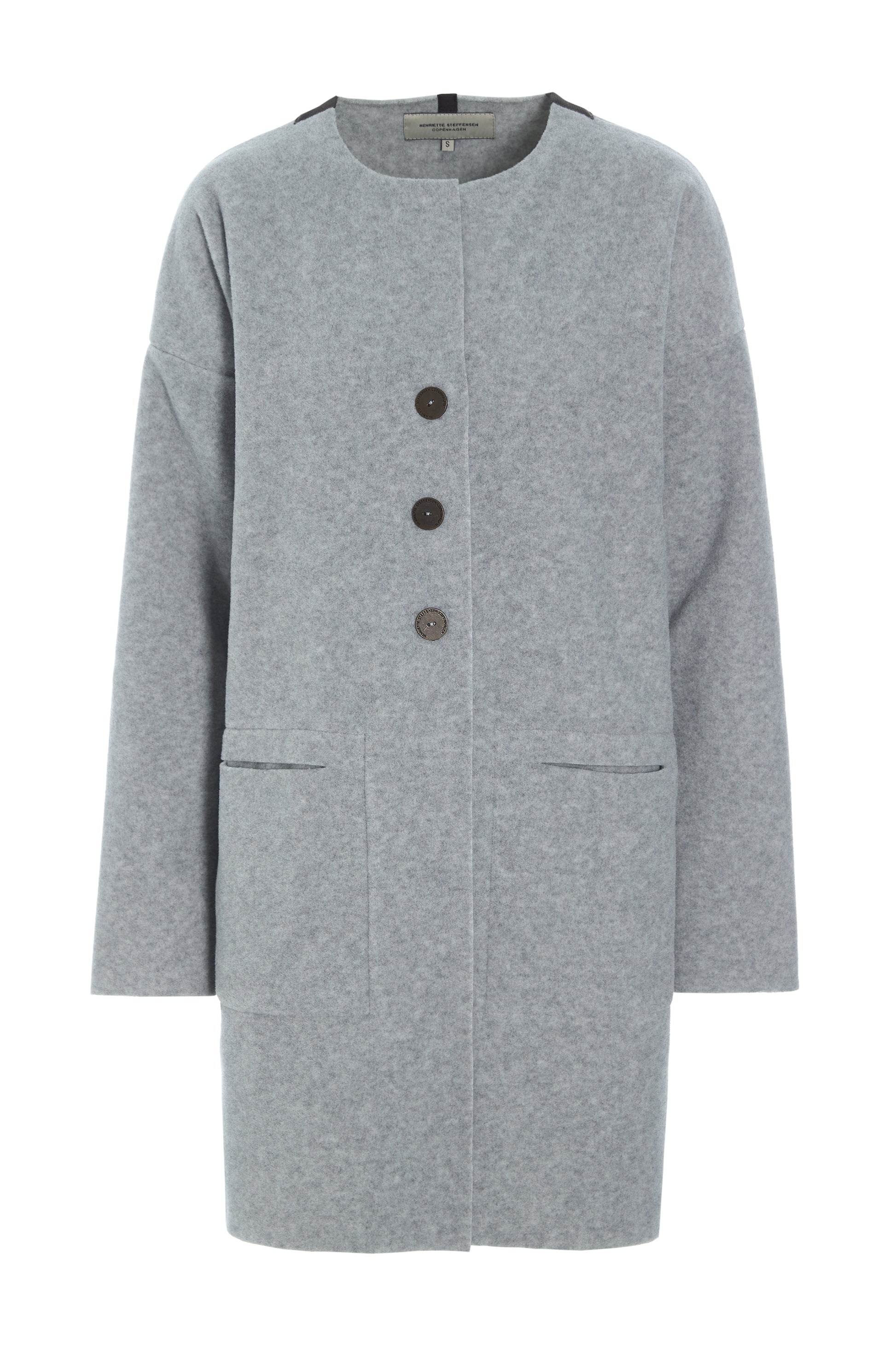 Henriette Steffensen Light Grey Cardigan - Ohh! By Gum