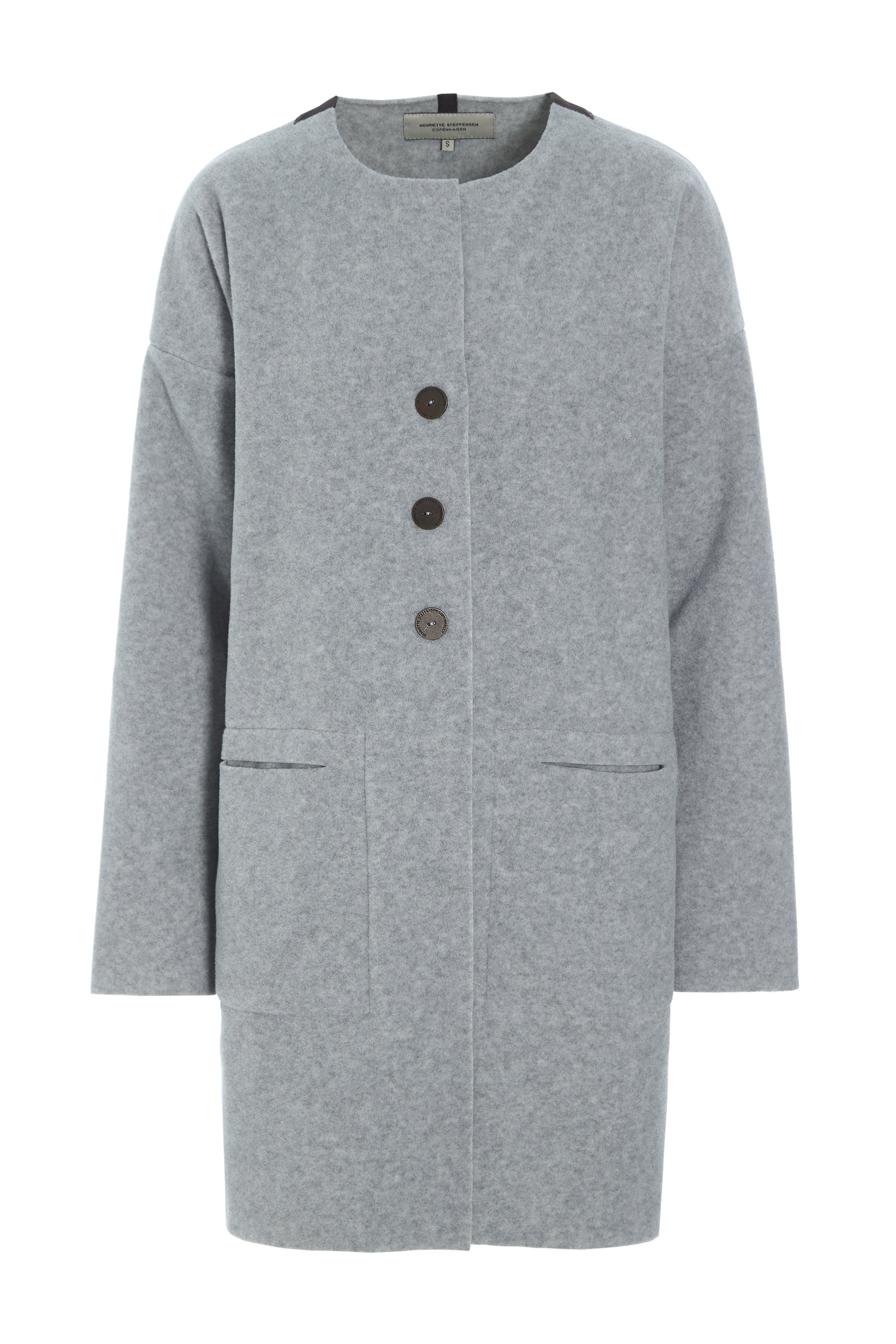 Henriette Steffensen Light Grey Cardigan - Ohh! By Gum