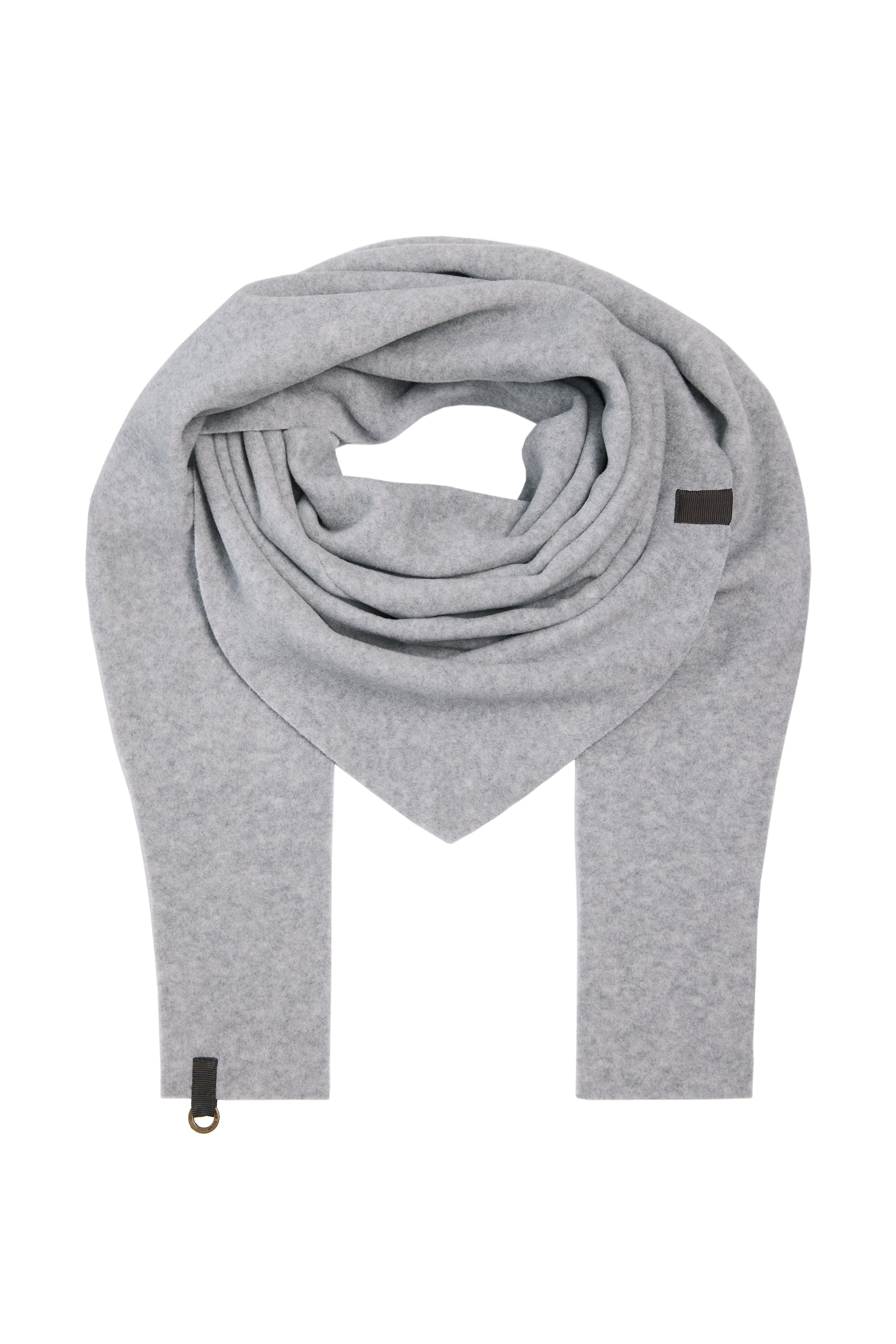 Henriette Steffensen Light Grey Triangle Scarf
