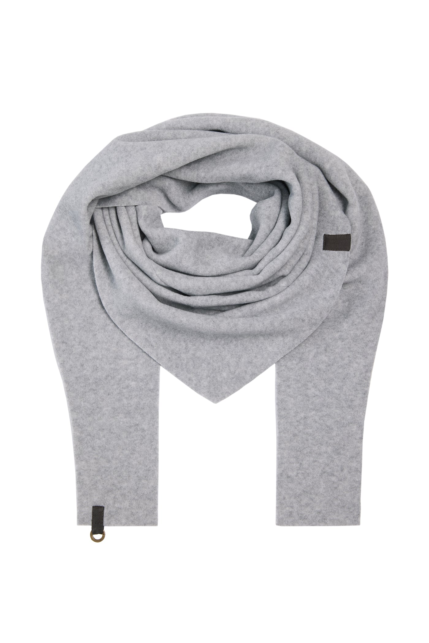 Henriette Steffensen Light Grey Triangle Scarf