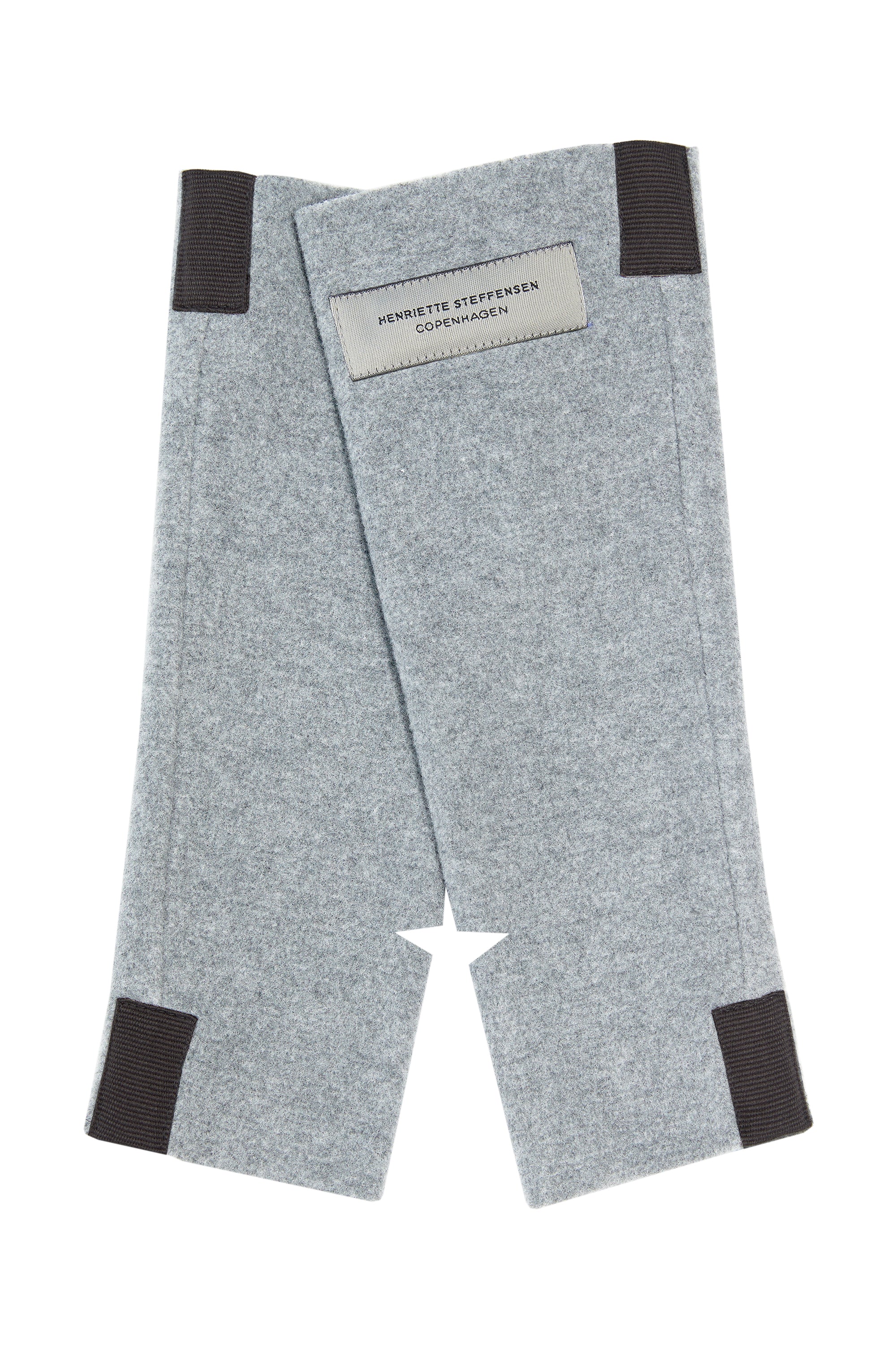 Henriette Steffensen Light Grey Wrist Warmers