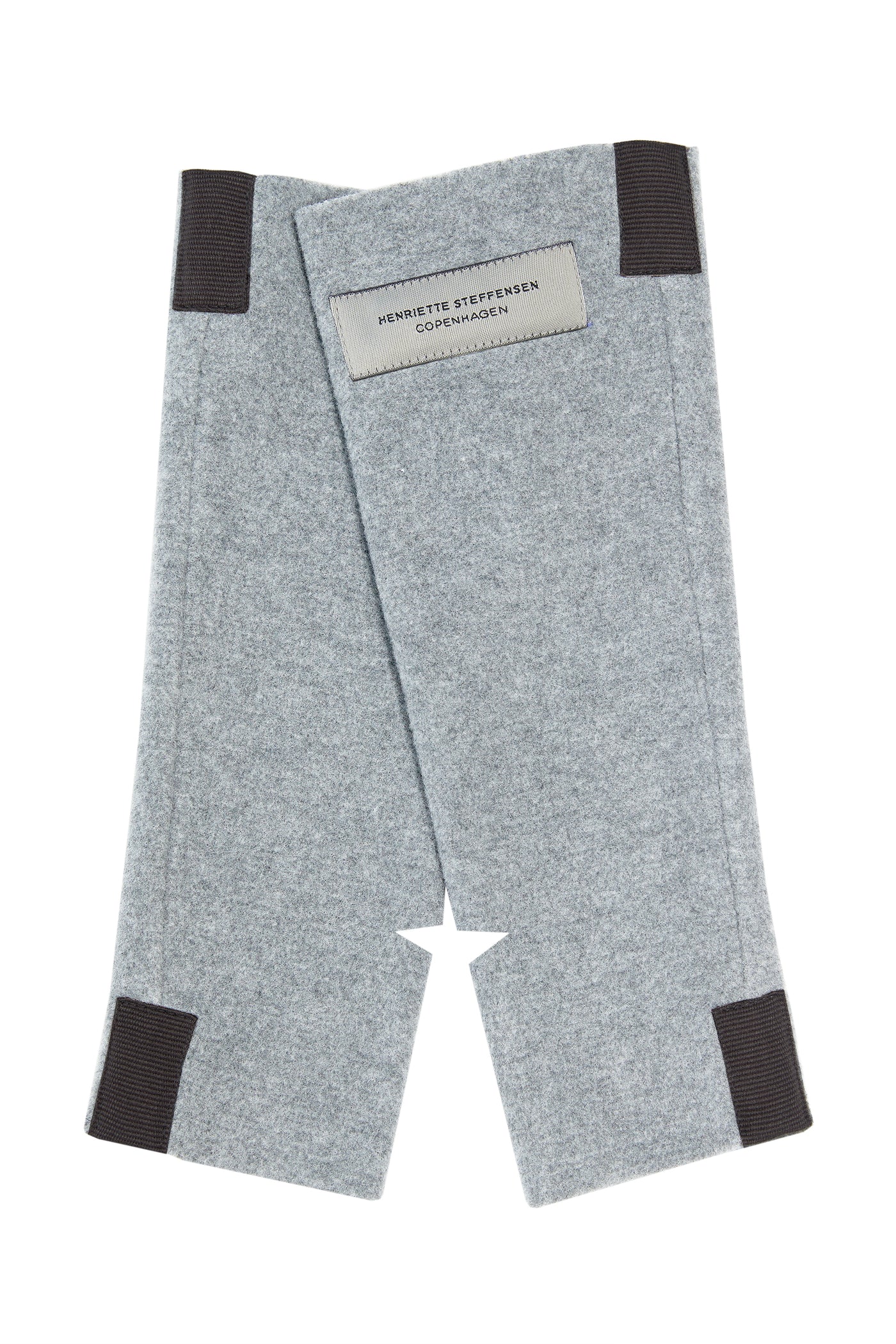 Henriette Steffensen Light Grey Wrist Warmers