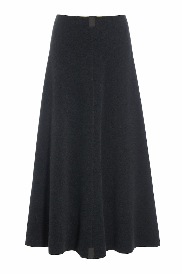 Henriette Steffensen Soft Black Skirt AW25