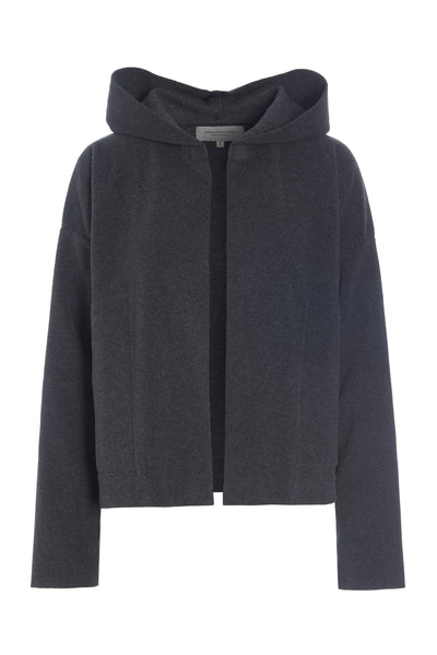 Henriette Steffensen Sporty Cardigan in Soft Black-Womens-Ohh! By Gum - Shop Sustainable