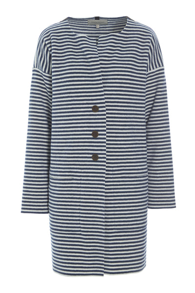 Henriette Steffensen Stripes Cardigan-Womens-Ohh! By Gum - Shop Sustainable