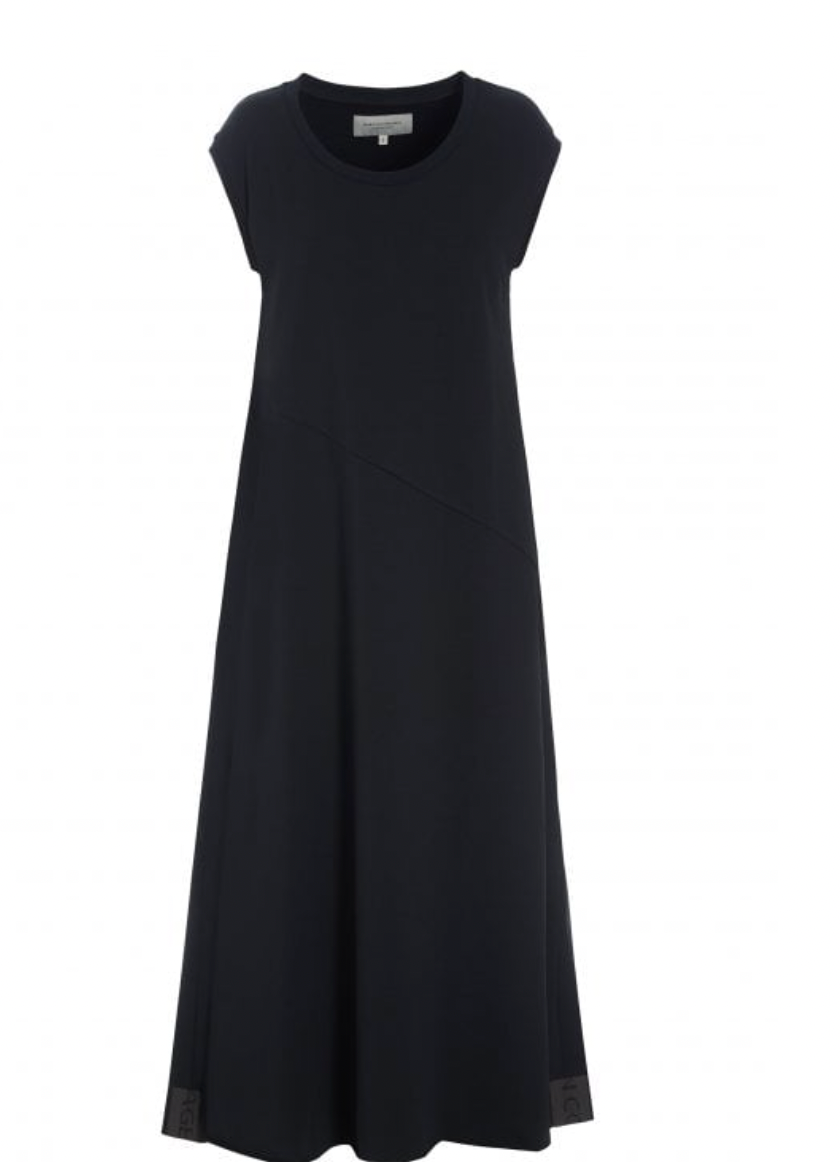 Henriette Steffensen Sweat Dress in Black-Womens-Ohh! By Gum - Shop Sustainable