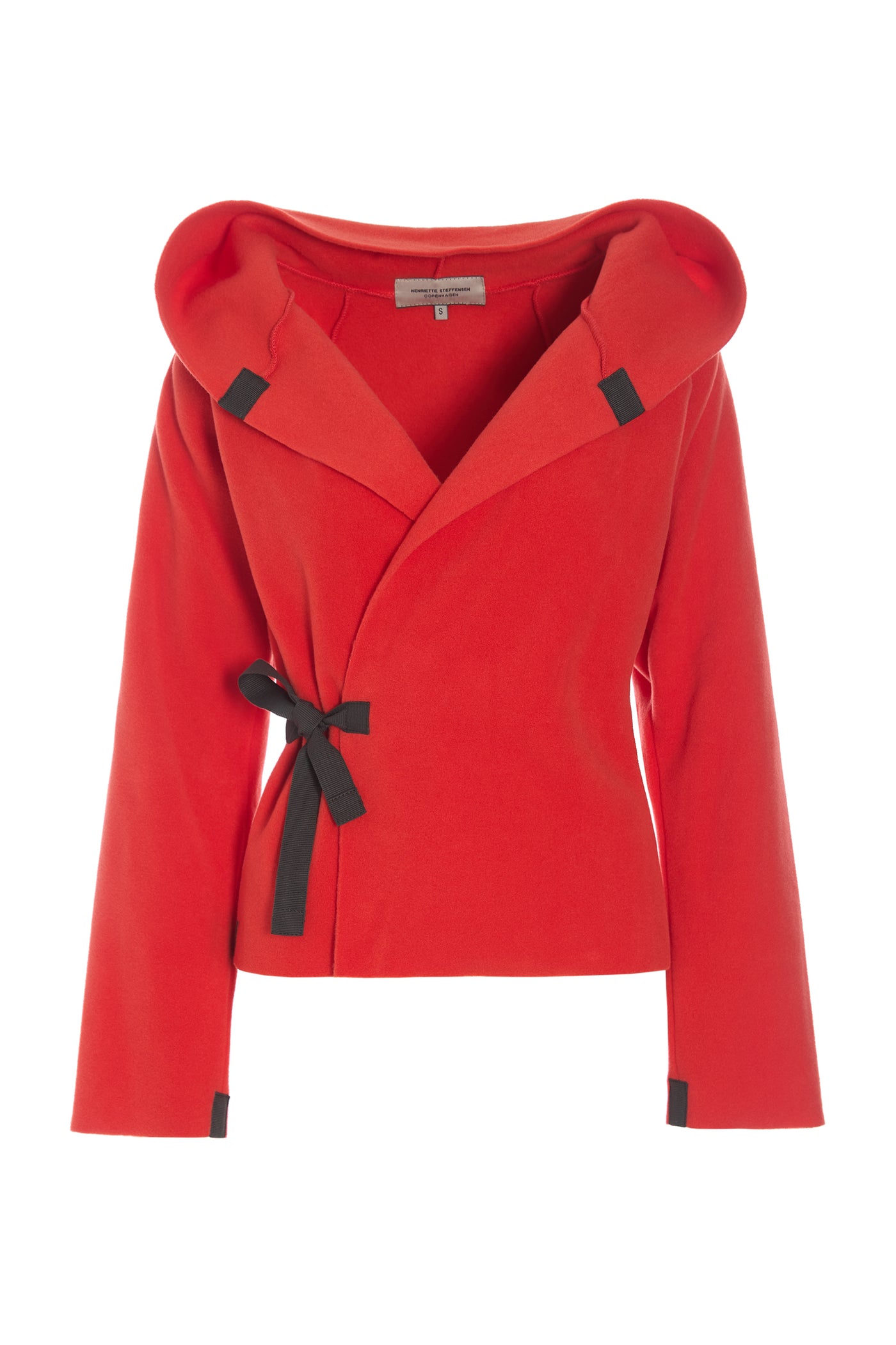 Henriette Steffensen Tomato Wrap Top