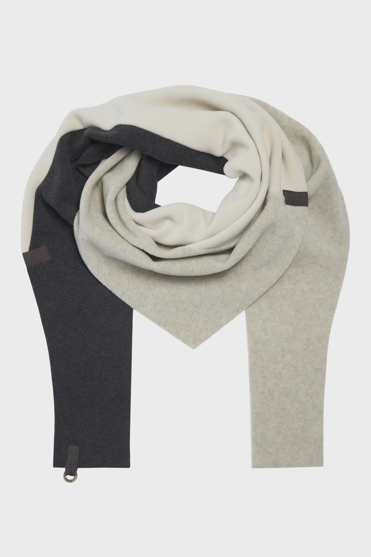 Henriette Steffensen Triangle Scarf Patch - Soft black/Sand/Kit-Womens-Ohh! By Gum - Shop Sustainable