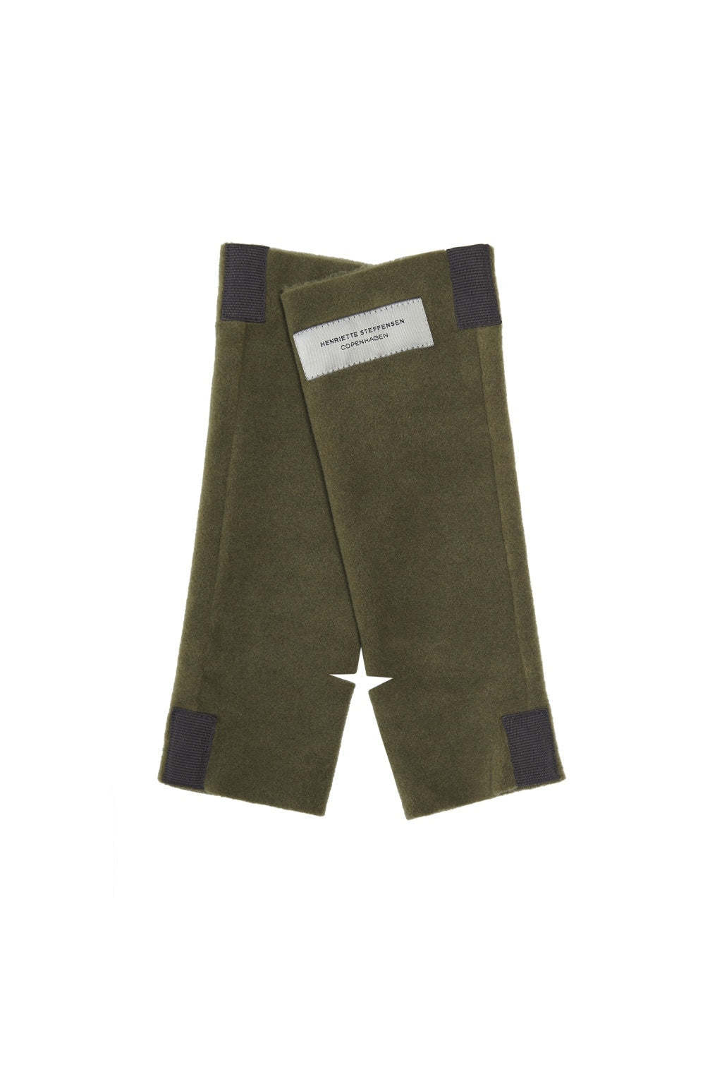Henriette Steffensen Wrist Warmers - Moss-Womens-Ohh! By Gum - Shop Sustainable