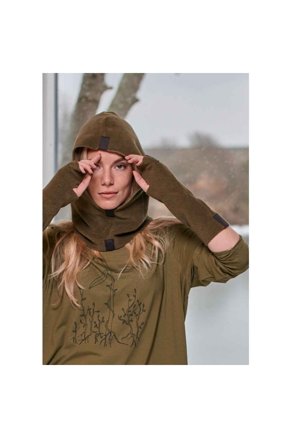 Henriette Steffensen Wrist Warmers - Moss-Womens-Ohh! By Gum - Shop Sustainable