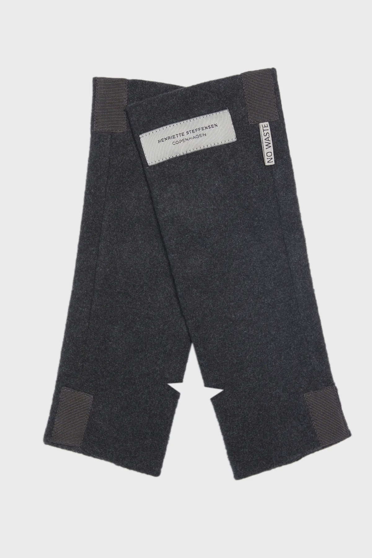 Henriette Steffensen Wrist Warmers - Soft Black-Womens-Ohh! By Gum - Shop Sustainable