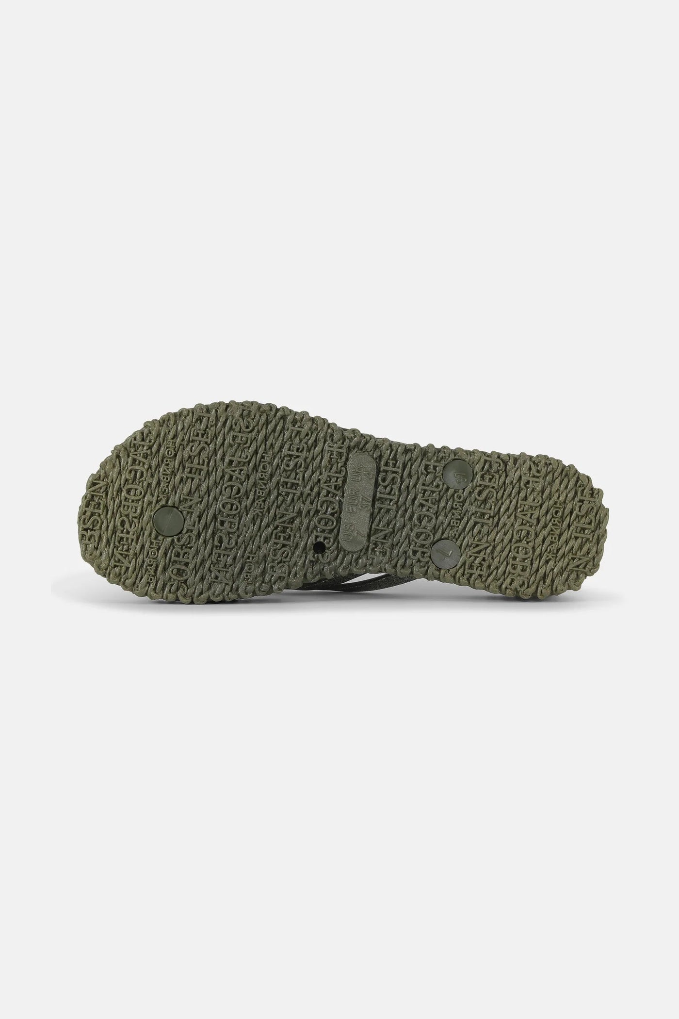 Ilse Jacobsen Flip Flop On Platform Sole - Army-Accessories-Ohh! By Gum - Shop Sustainable