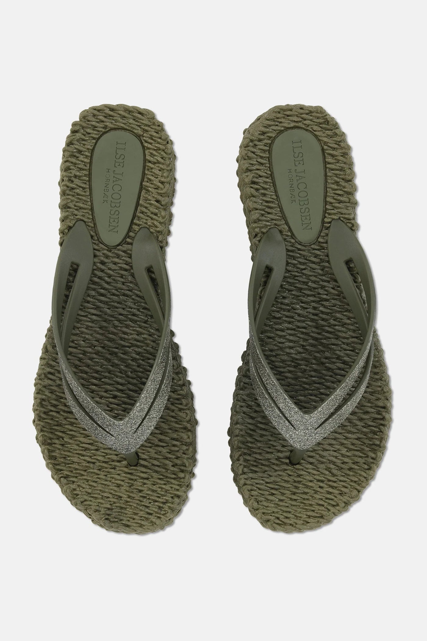 Ilse Jacobsen Flip Flop On Platform Sole - Army-Accessories-Ohh! By Gum - Shop Sustainable