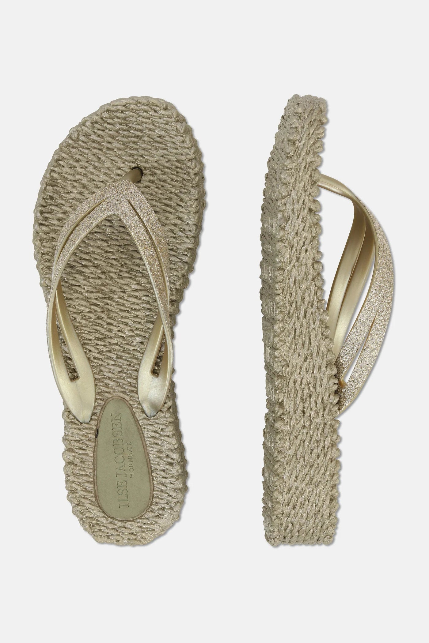 Ilse Jacobsen Flip Flop On Platform Sole - Platin-Accessories-Ohh! By Gum - Shop Sustainable