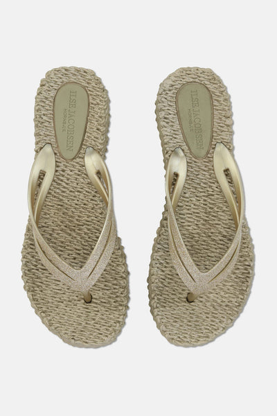 Ilse Jacobsen Flip Flop On Platform Sole - Platin-Accessories-Ohh! By Gum - Shop Sustainable