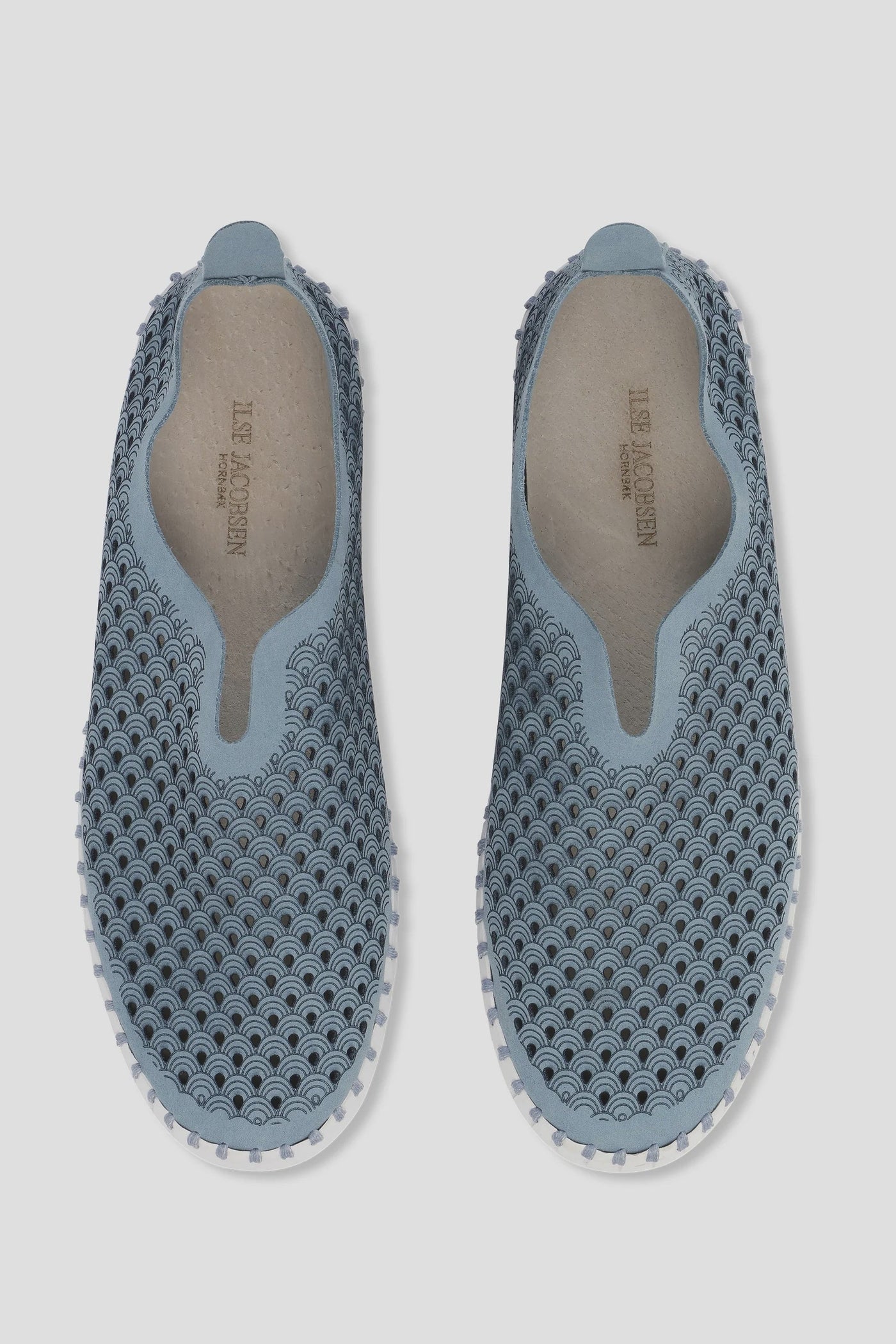 Ilse Jacobsen Platform Tulip Shoes in Blue Cloud-Womens-Ohh! By Gum - Shop Sustainable