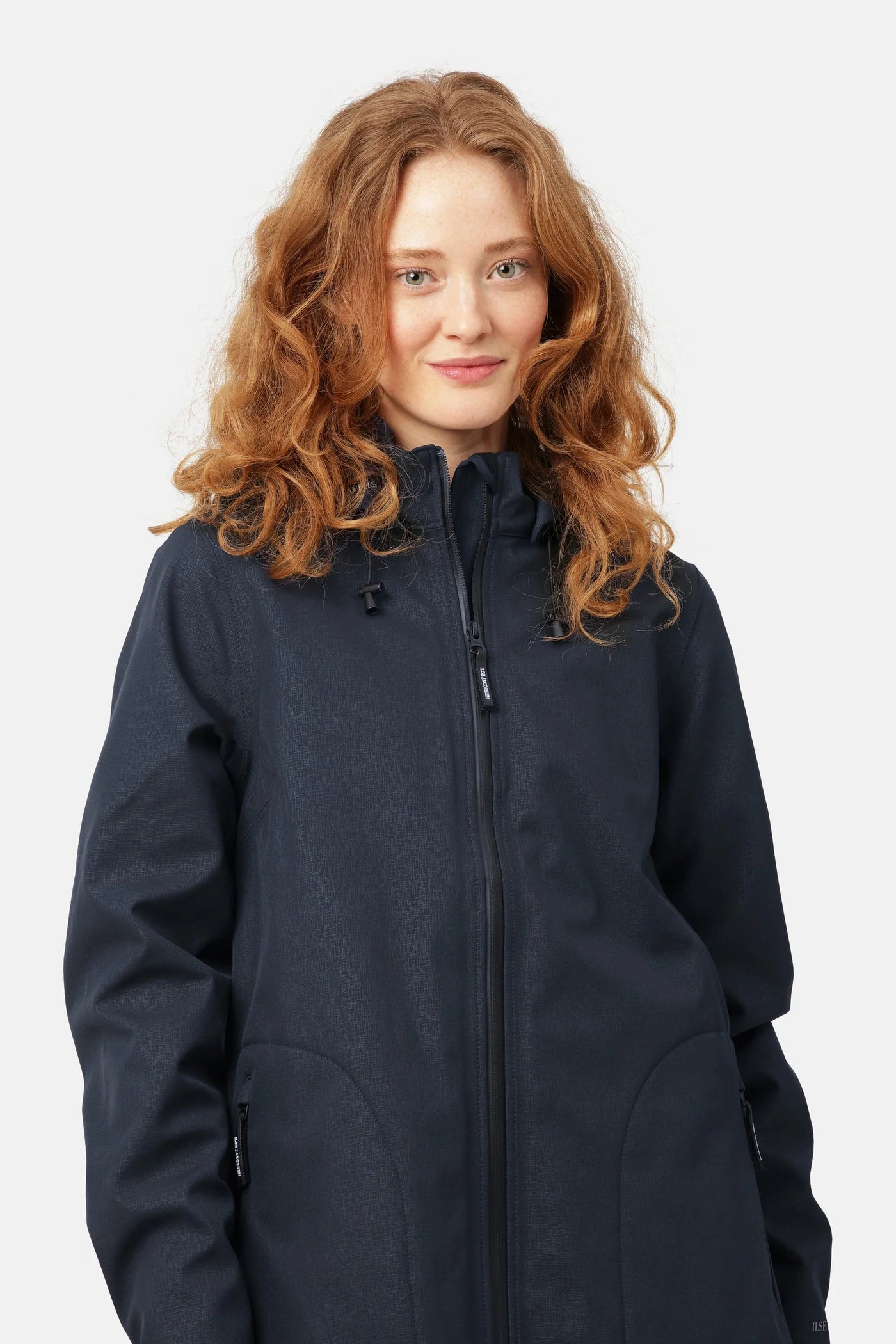 Ilse Jacobsen Raincoat Rain128 in Dark Indigo-Womens-Ohh! By Gum - Shop Sustainable