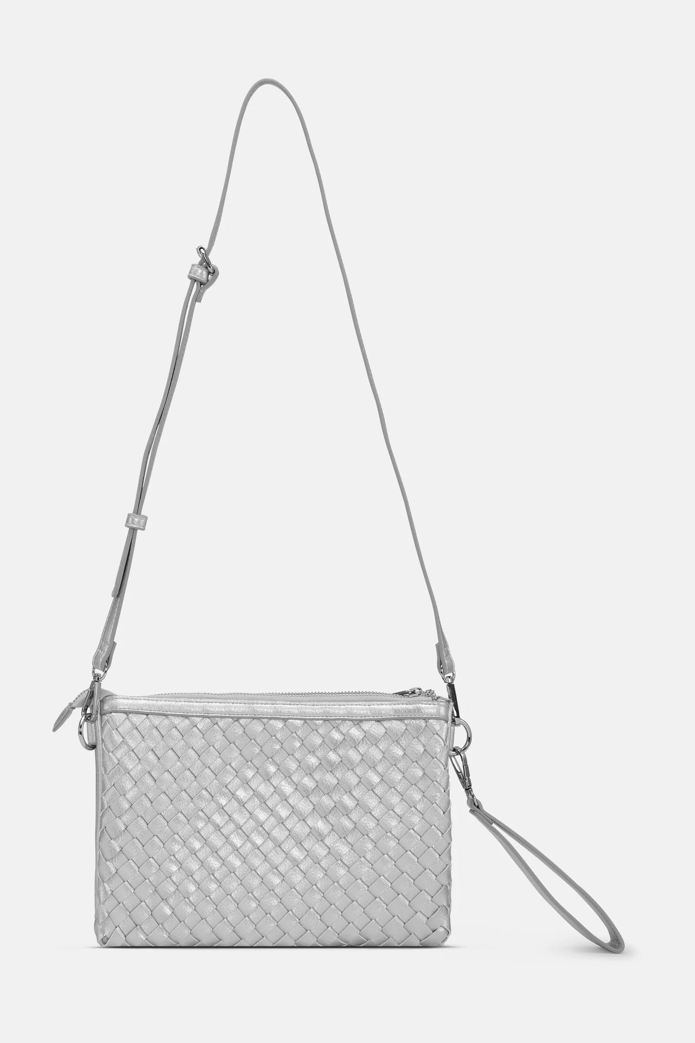 Ilse Jacobsen Silver Clutch-Womens-Ohh! By Gum - Shop Sustainable