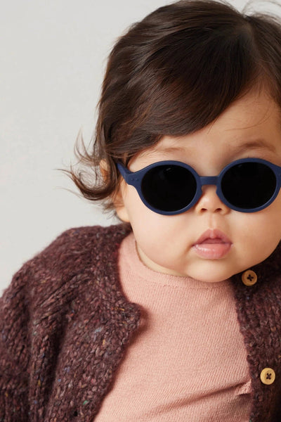 Izipizi BABY #D Sunglasses Denim Blue - 0-9 mths-Kids-Ohh! By Gum - Shop Sustainable