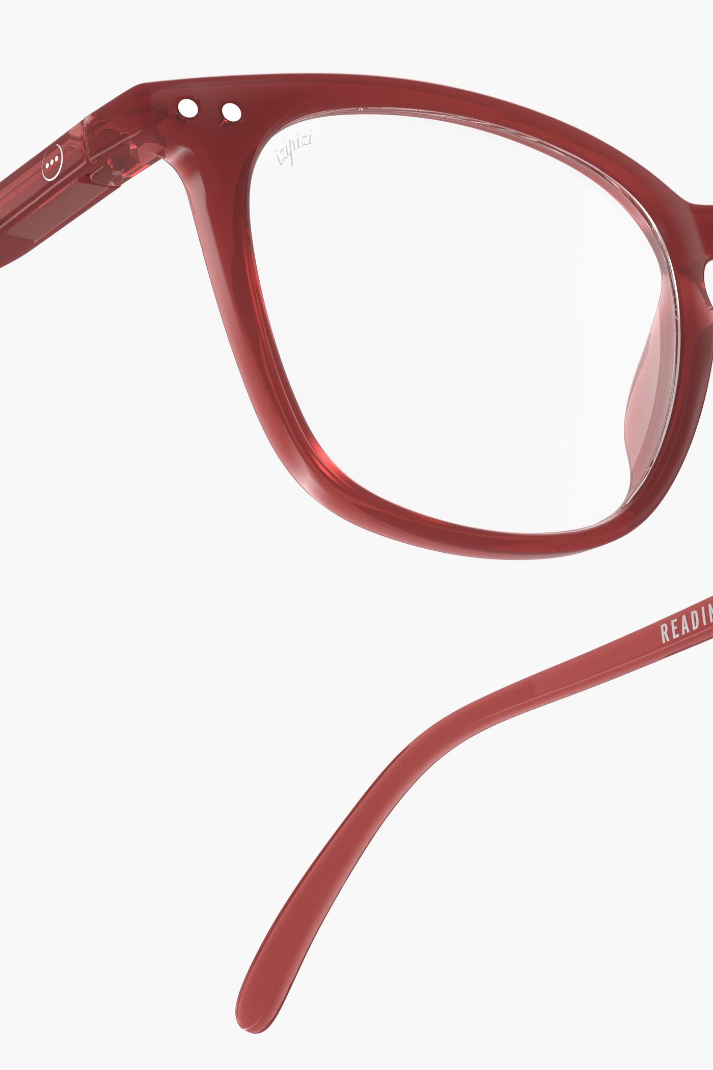 Izipizi #E Reading Glasses in Carmine Red