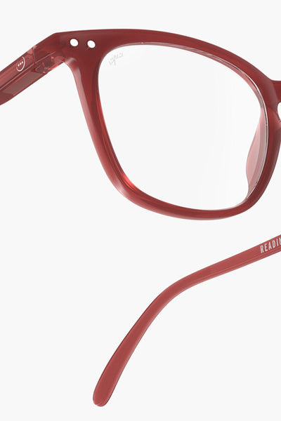 Izipizi #E Reading Glasses in Carmine Red