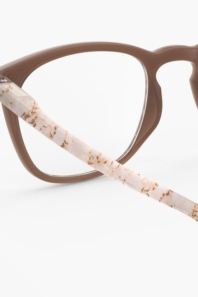 Izipizi #E Reading Glasses in Light Marble
