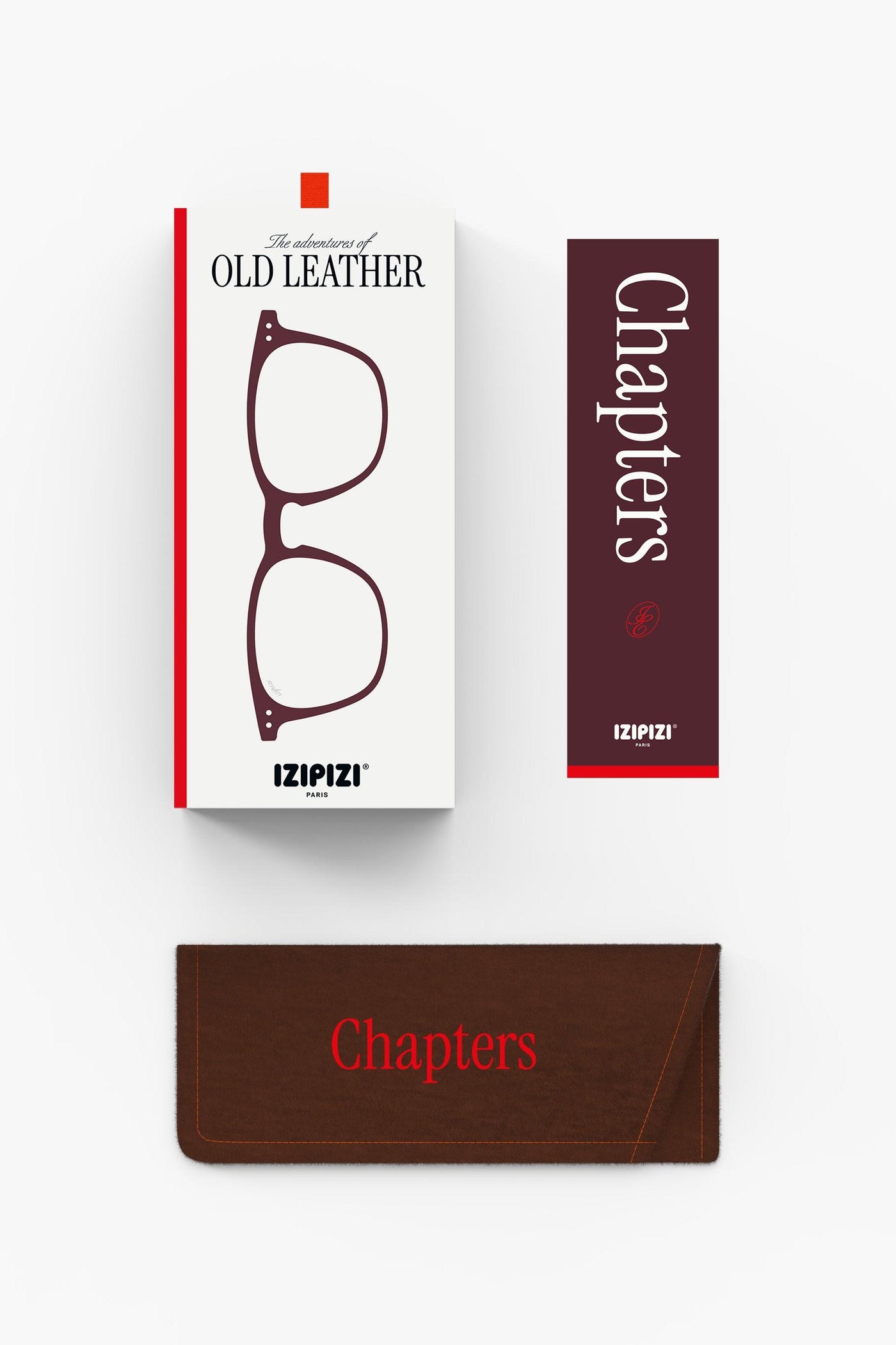 Izipizi #E Reading Glasses in Old Leather