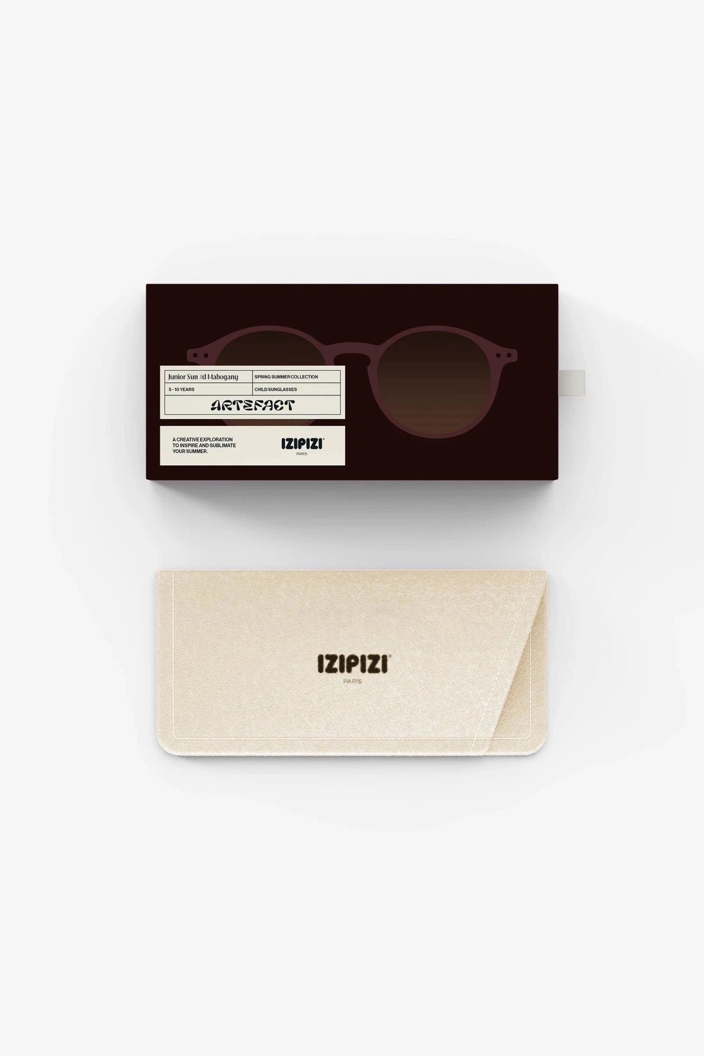 Izipizi JUNIOR SUNGLASSES #D Mahogany 5-10 yrs-Kids-Ohh! By Gum - Shop Sustainable