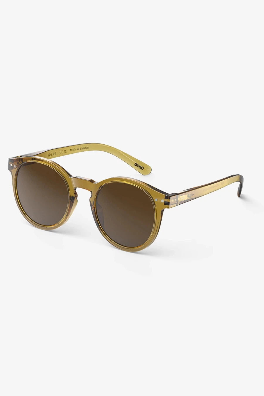 Izipizi #M Sunglasses in Golden Green-Accessories-Ohh! By Gum - Shop Sustainable