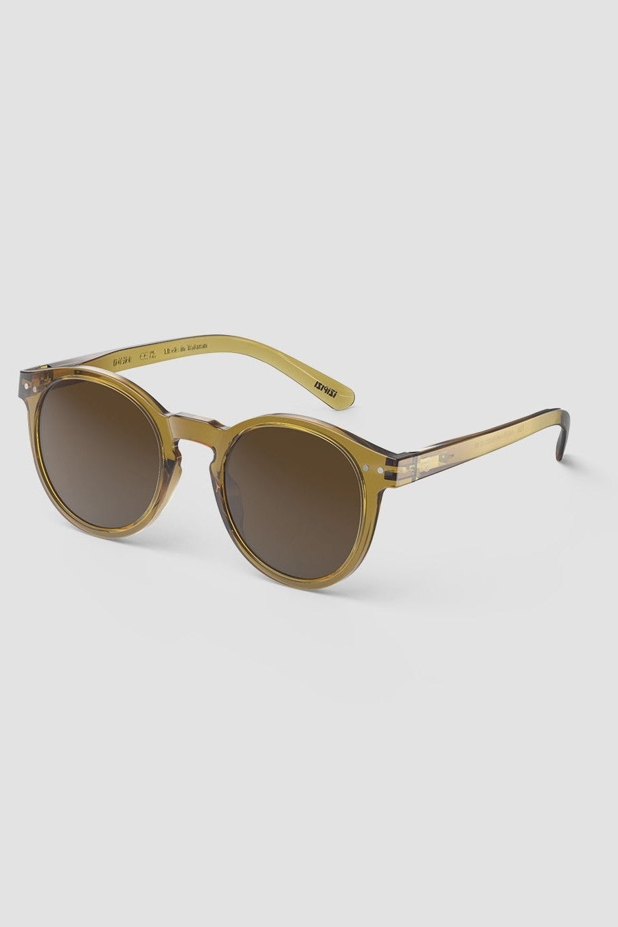 Izipizi #M Sunglasses in Golden Green-Accessories-Ohh! By Gum - Shop Sustainable