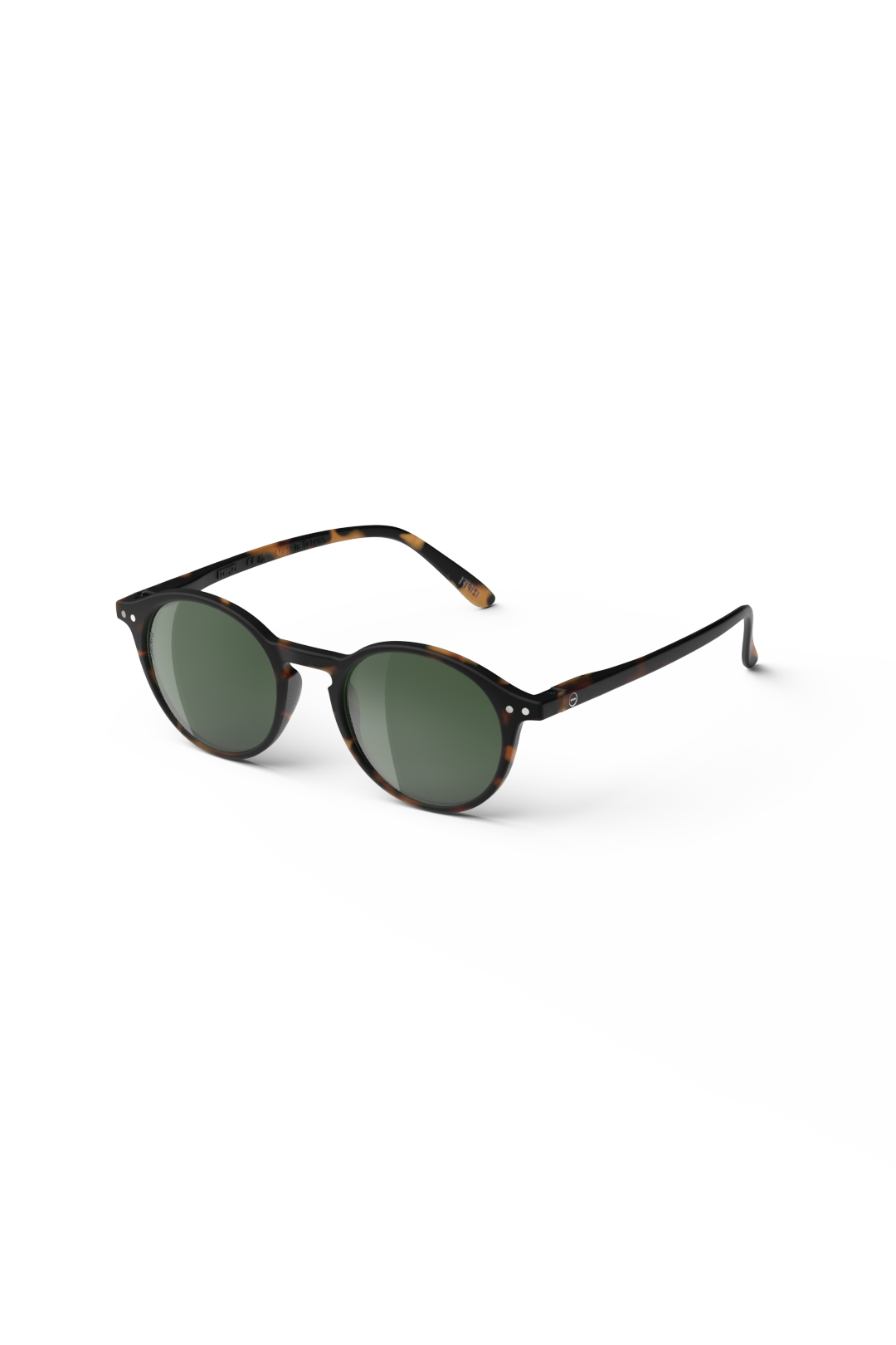 Tortoise sunglasses on a white background