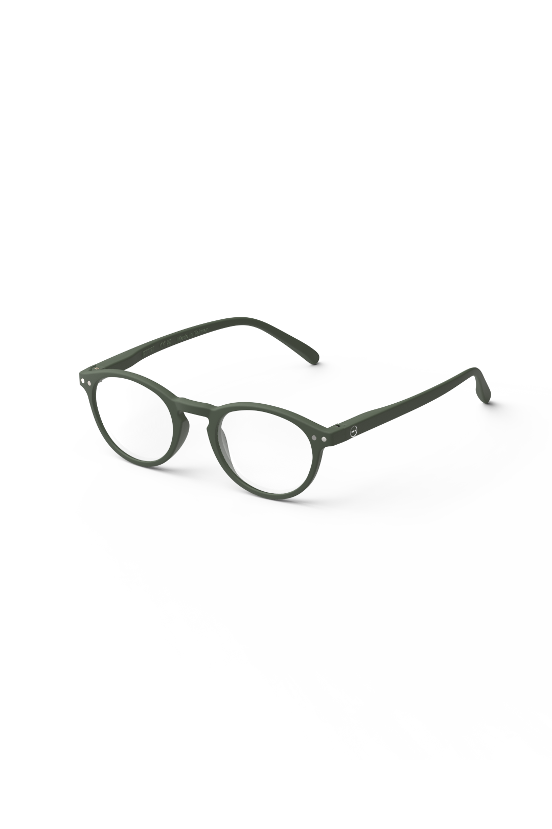 Izipizi reading glasses on a white background