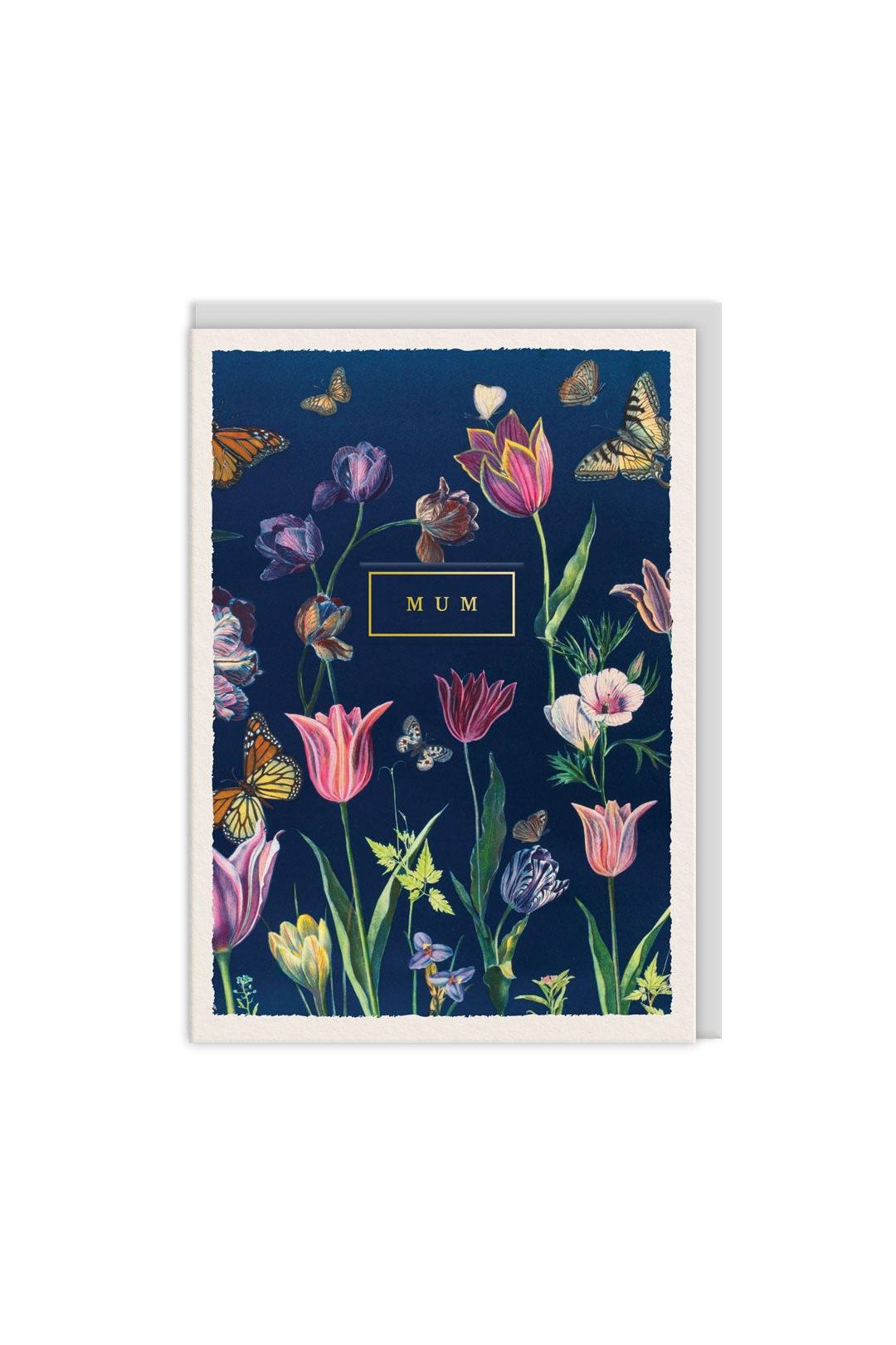 Ohh Deer Mum Botanical Greeting Card