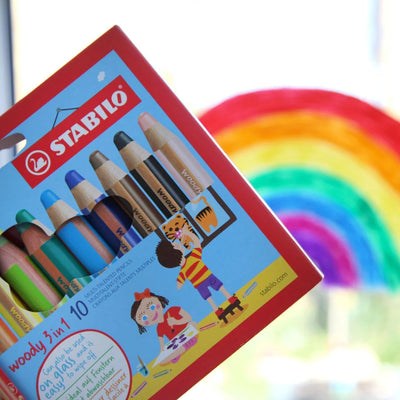 Jiminy Colouring pencils: STABILO Woody 3-in-1 solid-paint pencils-Kids-Ohh! By Gum - Shop Sustainable