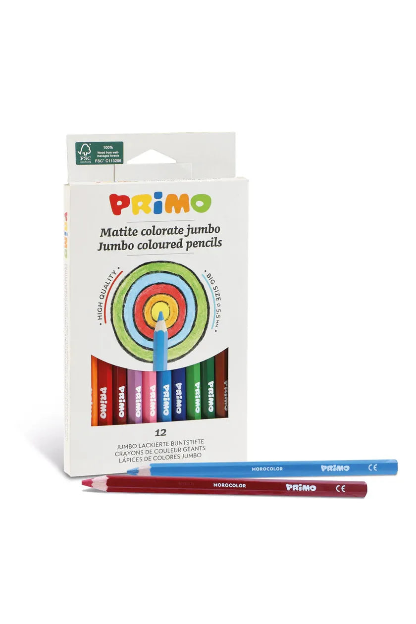 Jumbo Colouring Pencils (12 colours)