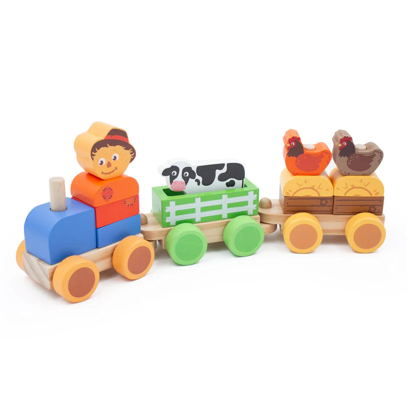 Jumini Farm Stacking Scarecrow Train