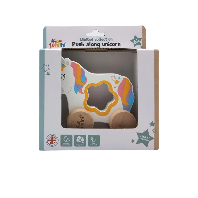 Jumini Push Along Friends Unicorn (Boxed)