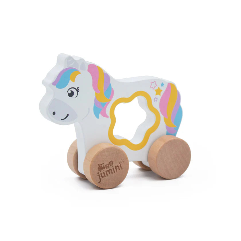 Jumini Push Along Friends Unicorn (Boxed)