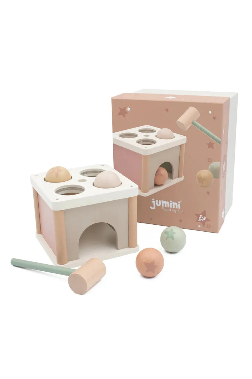 Jumini Wooden Toys Gift Pounding Box