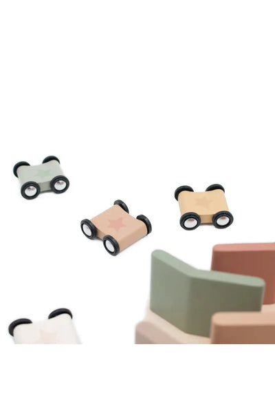 Jumini Wooden Toys Gift Tower Racer